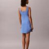 Linen Blend Mini Dress