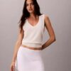 Linen Blend Mini Skort