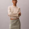 Linen Blend Mini Skort
