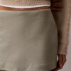 Linen Blend Mini Skort