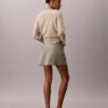Linen Blend Mini Skort