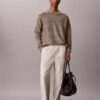 Linen Blend Pleated Pull-On Pants Linen Blend Pleated Pull-On Pants