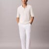 Linen Blend Pleated Pull-On Pants Linen Blend Pleated Pull-On Pants