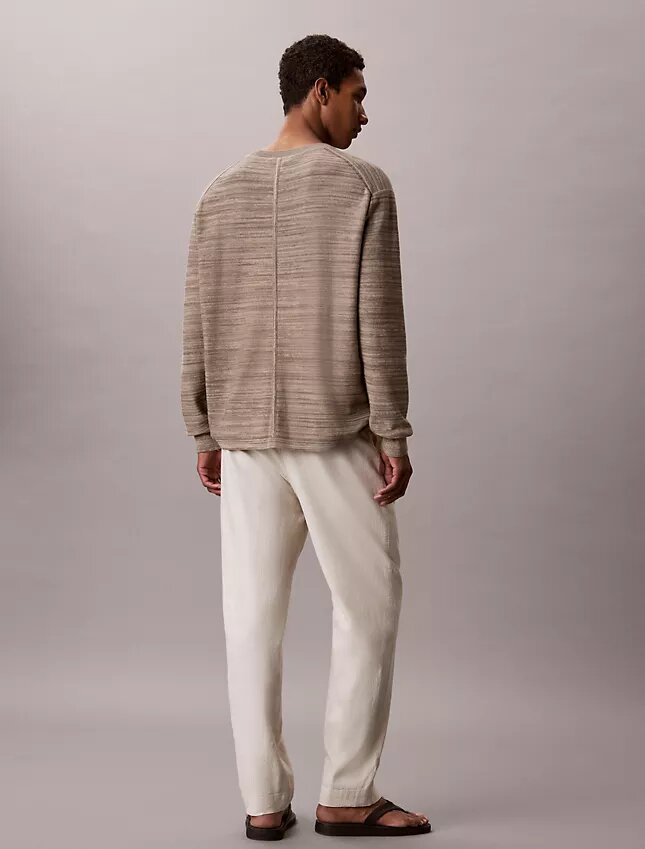 Linen Blend Pleated Pull-On Pants Linen Blend Pleated Pull-On Pants