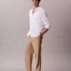 Linen Blend Pleated Pull-On Pants Linen Blend Pleated Pull-On Pants