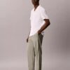 Linen Blend Pleated Pull-On Pants Linen Blend Pleated Pull-On Pants