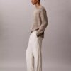 Linen Blend Pleated Pull-On Pants Linen Blend Pleated Pull-On Pants