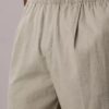Linen Blend Pleated Pull-On Pants Linen Blend Pleated Pull-On Pants