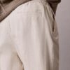 Linen Blend Pleated Pull-On Pants Linen Blend Pleated Pull-On Pants