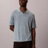 Linen Blend Polo Sweater