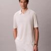 Linen Blend Polo Sweater Linen Blend Polo Sweater