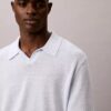 Linen Blend Polo Sweater Linen Blend Polo Sweater