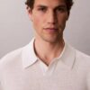Linen Blend Polo Sweater Linen Blend Polo Sweater
