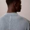 Linen Blend Polo Sweater