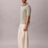 Linen Blend Polo Sweater Linen Blend Polo Sweater