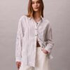 Linen Blend Relaxed Button-Down Shirt Linen Blend Relaxed Button-Down Shirt