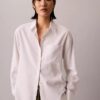 Linen Blend Relaxed Button-Down Shirt Linen Blend Relaxed Button-Down Shirt
