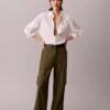 Linen Blend Relaxed Button-Down Shirt Linen Blend Relaxed Button-Down Shirt