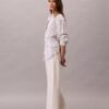 Linen Blend Relaxed Button-Down Shirt Linen Blend Relaxed Button-Down Shirt