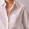 Linen Blend Relaxed Button-Down Shirt Linen Blend Relaxed Button-Down Shirt