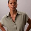 Linen Blend Romper Linen Blend Romper