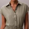 Linen Blend Romper Linen Blend Romper
