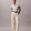 Linen Blend Short Sleeve Classic Shirt Linen Blend Short Sleeve Classic Shirt