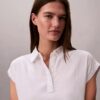 Linen Blend Short Sleeve Top Linen Blend Short Sleeve Top