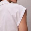 Linen Blend Short Sleeve Top Linen Blend Short Sleeve Top