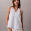 Linen Blend Sleeveless Top