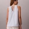 Linen Blend Sleeveless Top