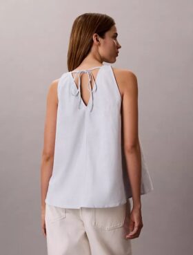 Linen Blend Sleeveless Top