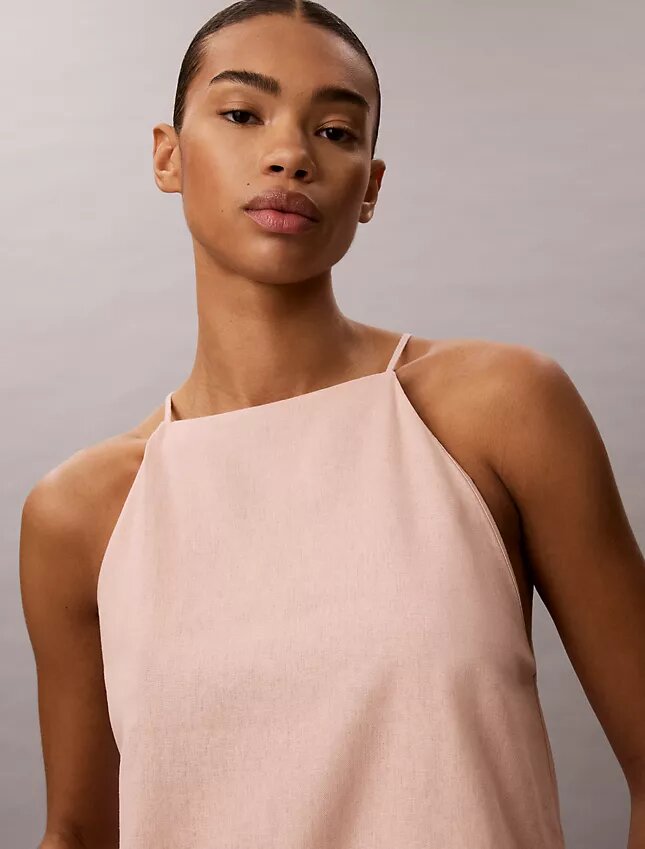Linen Blend Sleeveless Top Linen Blend Sleeveless Top