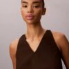 Linen Blend Sleeveless Top