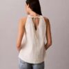 Linen Blend Sleeveless Top