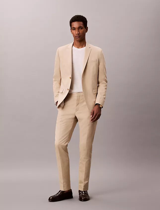 Linen Blend Slim Pants Linen Blend Slim Pants