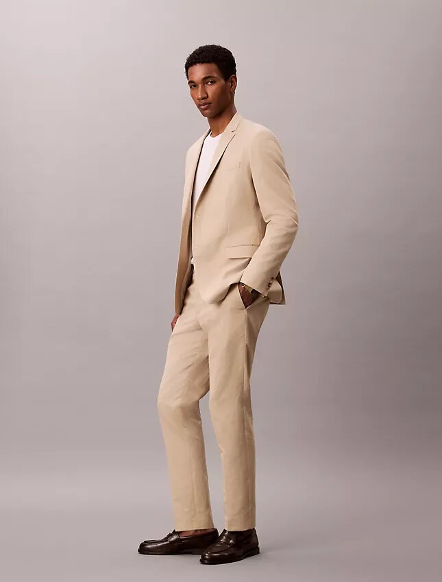 Linen Blend Slim Pants Linen Blend Slim Pants