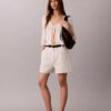 Linen Blend Tailored Shorts Linen Blend Tailored Shorts