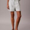 Linen Blend Tailored Shorts Linen Blend Tailored Shorts