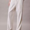 Linen Blend Tailored Wide Leg Pants Linen Blend Tailored Wide Leg Pants