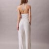 Linen Blend Tailored Wide Leg Pants Linen Blend Tailored Wide Leg Pants