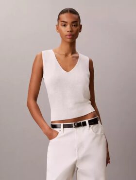 Linen Blend Tank Top
