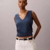 Linen Blend Tank Top Linen Blend Tank Top