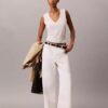 Linen Blend Tank Top Linen Blend Tank Top