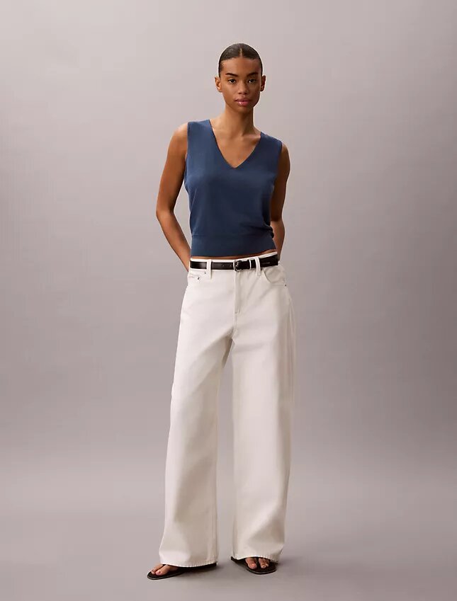 Linen Blend Tank Top Linen Blend Tank Top