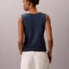 Linen Blend Tank Top Linen Blend Tank Top