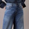 Linen Blend Wide Leg Jeans Linen Blend Wide Leg Jeans
