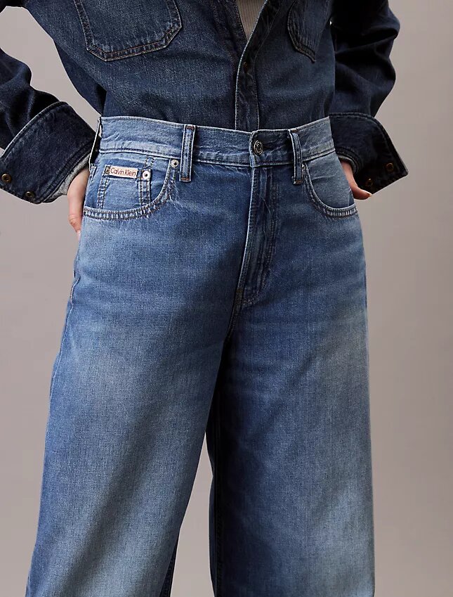Linen Blend Wide Leg Jeans Linen Blend Wide Leg Jeans