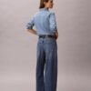 Linen Blend Wide Leg Jeans Linen Blend Wide Leg Jeans