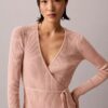 Linen Blend Wrap Sweater